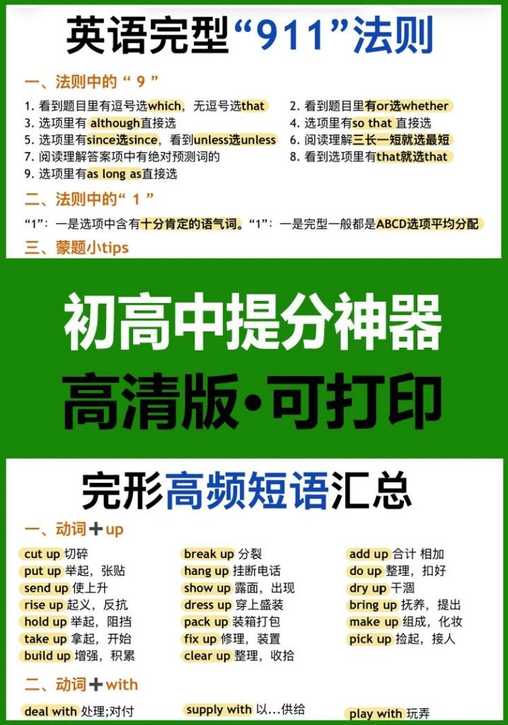 图片[2]万象阁-VIP网课-网赚项目-创业项目-精品资源-技能教程初高中英语完型填空911法则固定式搭配口诀高考语法答题满分解题技巧考研高频词常见词汇万象阁-VIP网课-网赚项目-创业项目-精品资源-技能教程万象阁